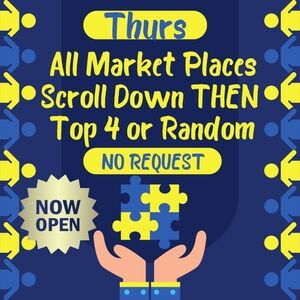 THURS 1/29 📜  MARKET PLACES ~ SCROLL DOWN THEN SHARE TOP 4 OR RANDOM NO REQUST